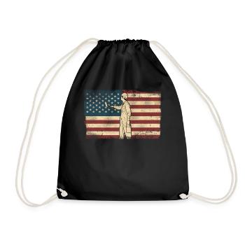 House Painter Decorator American - Drawstring Bag - black - Front