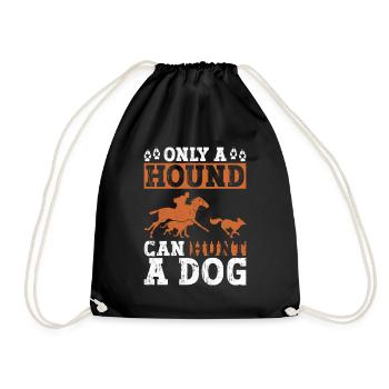 Fuchsjagd Geschenke Jagdhund - Turnbeutel - Schwarz - Vorne