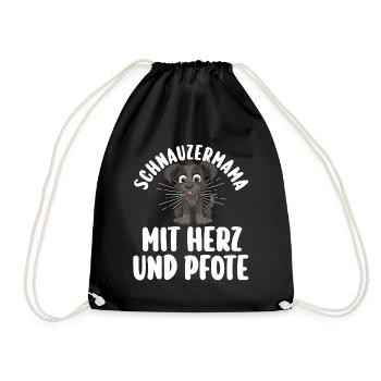 Schnauzer géant Schnauzer chien - Sac de sport léger - noir - Devant