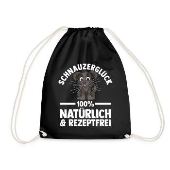 Schnauzer géant Schnauzer chien - Sac de sport léger - noir - Devant