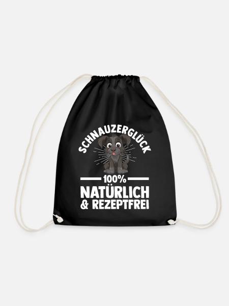 Riesenschnauzer Hund Schnauzer - Turnbeutel - Schwarz