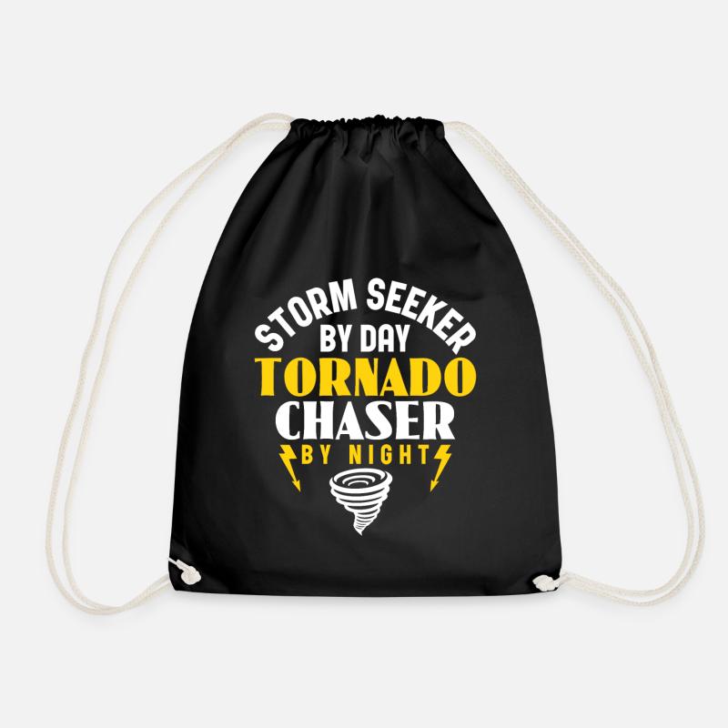 Storm Chaser Dad - Tornades chassant les tempêtes - Sac de sport léger - noir