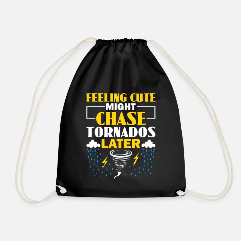 Storm Chaser Dad - Tornades chassant les tempêtes - Sac de sport léger - noir