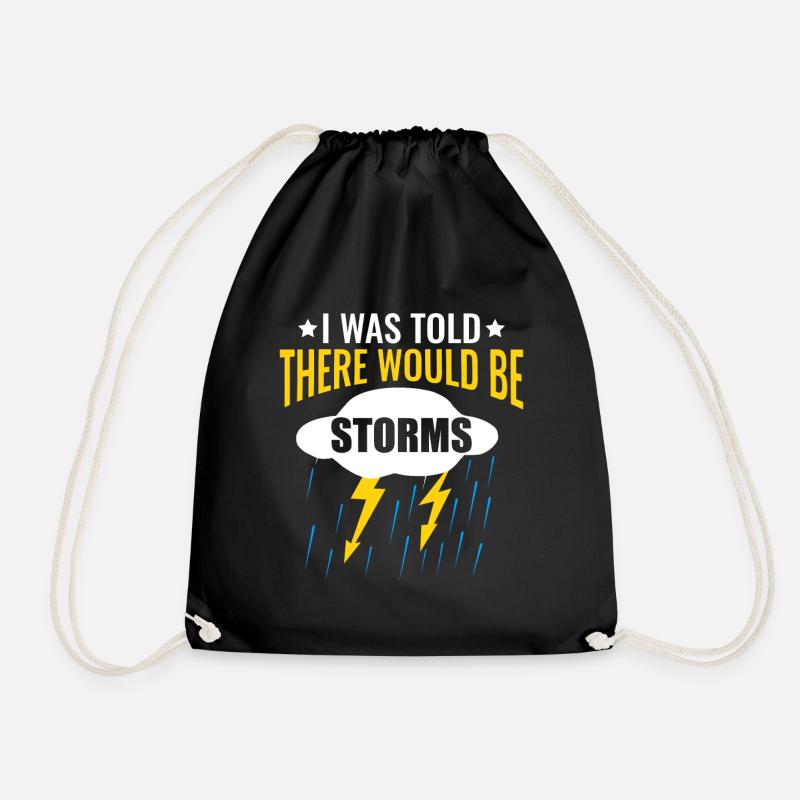 Storm Chaser Dad - Tornades chassant les tempêtes - Sac de sport léger - noir