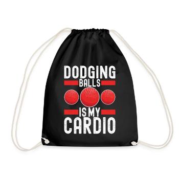 Dodgeball Dodgeball - Drawstring Bag - black - Front