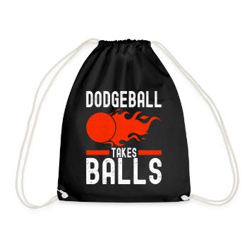Dodgeball Dodgeball - Drawstring Bag - black - Front