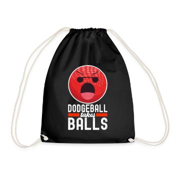 Dodgeball Dodgeball - Drawstring Bag - black - Front