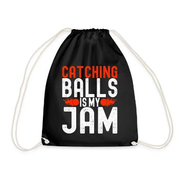 Dodgeball Dodgeball - Drawstring Bag - black - Front