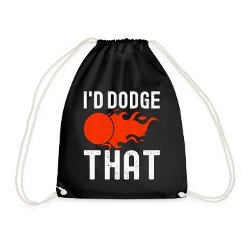 Dodgeball Dodgeball - Drawstring Bag - black - Front