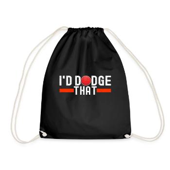 Dodgeball Dodgeball - Drawstring Bag - black - Front