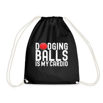 Dodgeball Dodgeball - Drawstring Bag - black - Front