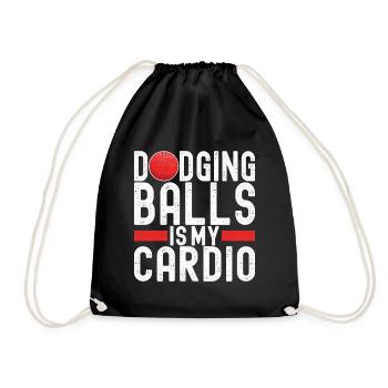 Dodgeball Dodgeball - Drawstring Bag - black - Front