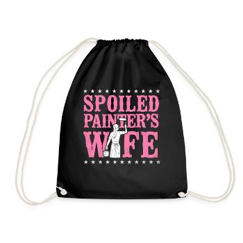 House Painter Decorator Wife - Turnbeutel - Schwarz - Vorne