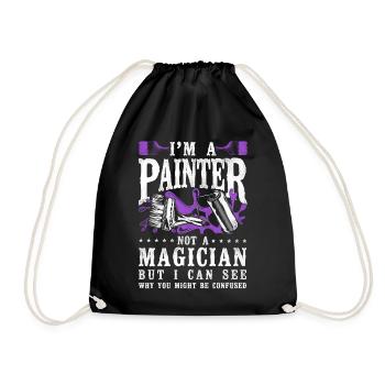 Peintre en bâtiment Décorateur Je suis un - Sac de sport léger - noir - Devant