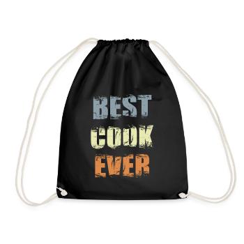 Best Chef - Drawstring Bag - black - Front