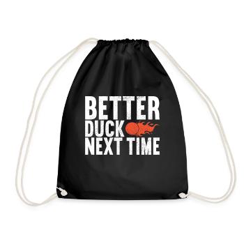 Dodgeball Dodgeball - Drawstring Bag - black - Front