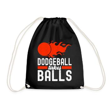Dodgeball Dodgeball - Drawstring Bag - black - Front