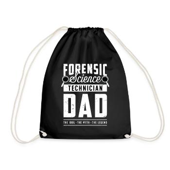 Papa technicien en sciences médico-légales L’idole médico-légale - Sac de sport léger - noir - Devant