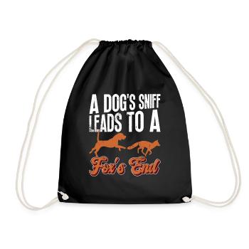 Renard Chasse Cadeaux Chien De Chasse - Sac de sport léger - noir - Devant