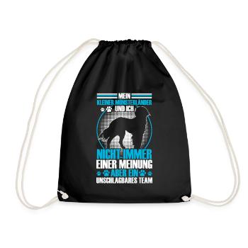 My Little Münsterlander est imbattable - Sac de sport léger - noir - Devant
