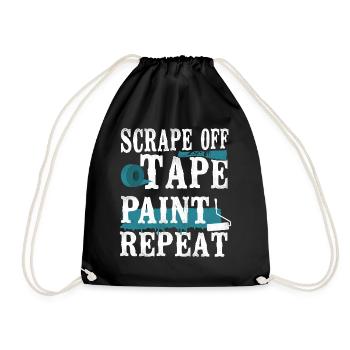 House Painter Decorator Scrape Off - Turnbeutel - Schwarz - Vorne