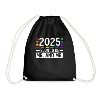 Mariage Gay Pride 2025 Mariage gay - Sac de sport léger - noir - Devant