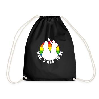 Gay Pride Mariage Lesbien Mariage Gay - Sac de sport léger - noir - Devant