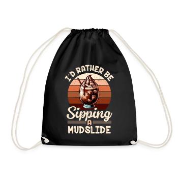 Mudslide Cocktail - Turnbeutel - Schwarz - Vorne