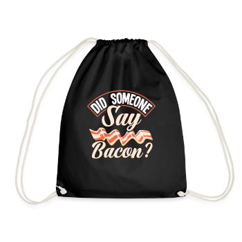 Bacon Bacon Quelqu’un Bacon a dit - Sac de sport léger - noir - Devant