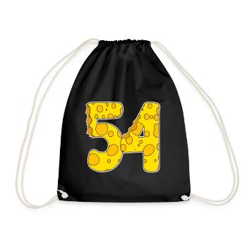 54 ans de Lustig Käse - Sac de sport léger - noir - Devant
