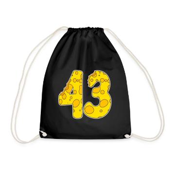 43 ans de Lustig Käse - Sac de sport léger - noir - Devant