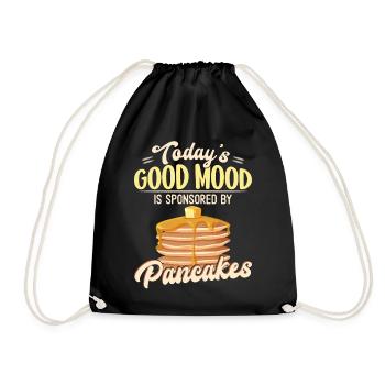 Pancake Lover Kids Today's Good - Turnbeutel - Schwarz - Vorne