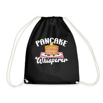 Pancake Lover Kids Pancake - Turnbeutel - Schwarz - Vorne