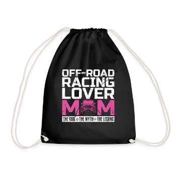 Off-Road Racing Lover Mom The Idol The Motocross - Drawstring Bag - black - Front