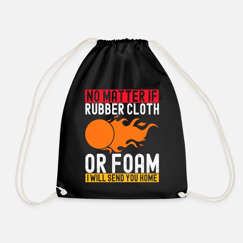 Dodgeball Dodgeball - Drawstring Bag - black