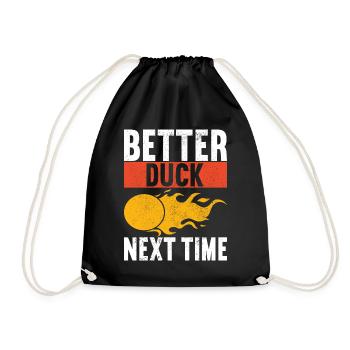 Dodgeball Dodgeball - Drawstring Bag - black - Front