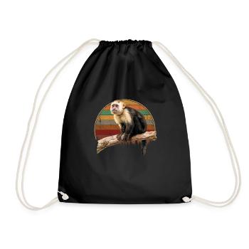 Capuchin monkey whisperer - Turnbeutel - Schwarz - Vorne