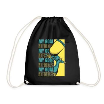 My Goal No Pinholes Vehicle Car Spray Automotive - Drawstring Bag - black - Front