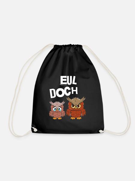 Eul Doch - Turnbeutel - Schwarz