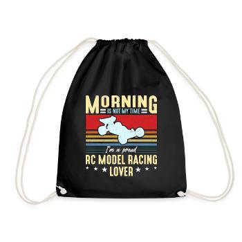 Le matin des amateurs de courses de modèles réduits RC n’est pas ma course RC - Sac de sport léger - noir - Devant