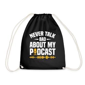 Podcaster Podcast - Sac de sport léger - noir - Devant