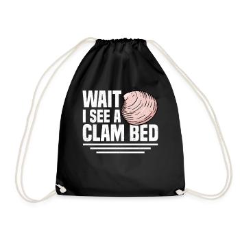 Mussels Seafood - Drawstring Bag - black - Front