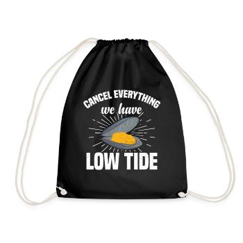 Mussels Seafood - Drawstring Bag - black - Front