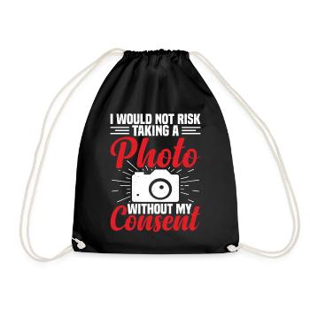 Content Creators & Social Media Influencers - Drawstring Bag - black - Front