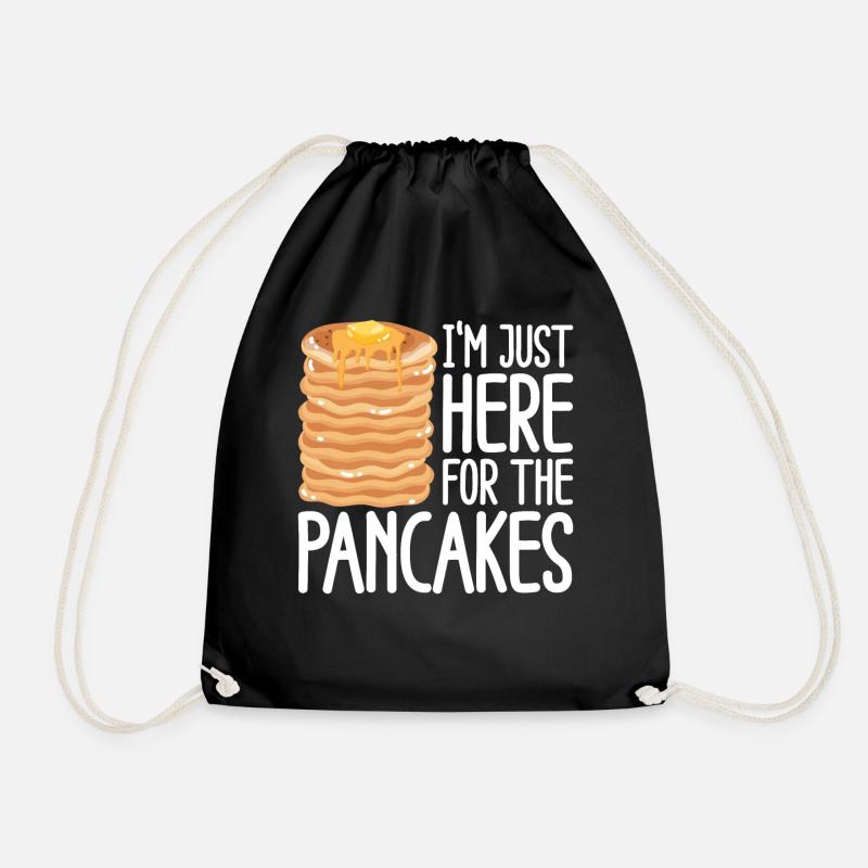 Pancake Lover Kids I'm Just Here - Turnbeutel - Schwarz