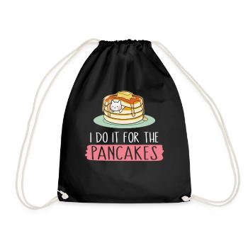 Les enfants amateurs de crêpes, je le fais pour le - Sac de sport léger - noir - Devant