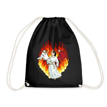 Enfer ardent au-delà de l’ange Satan horreur diable - Sac de sport léger - noir - Devant