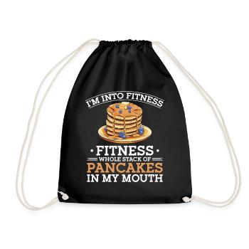 Les enfants amateurs de crêpes que j’aime - Sac de sport léger - noir - Devant