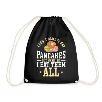 Les enfants amateurs de crêpes que je ne fais pas toujours - Sac de sport léger - noir - Devant