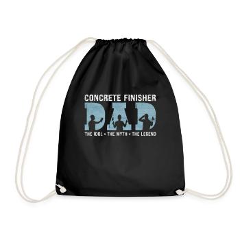 Finisseur de béton Papa L’idole Le mythe Le maçon - Sac de sport léger - noir - Devant